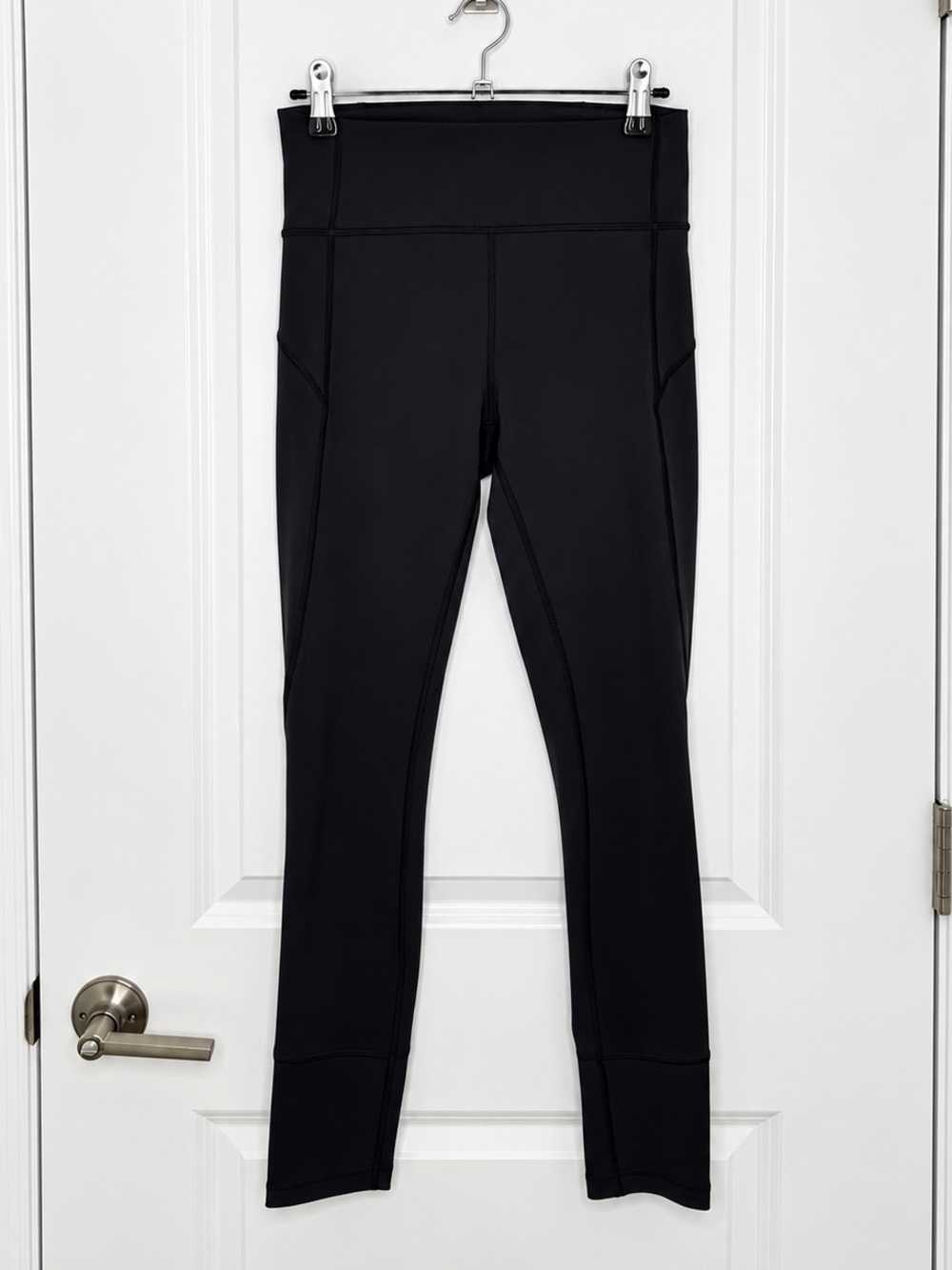 Lululemon Wunder Under High Rise 25” Nulux Leggings Black 6